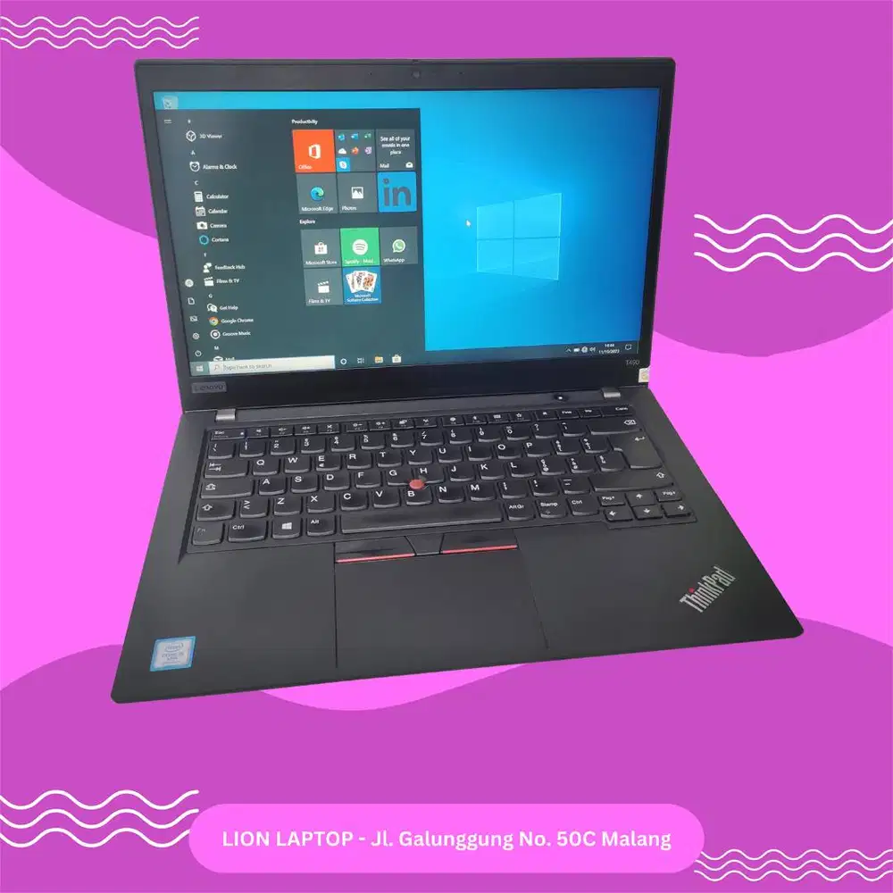 RAM 16GB i5 Gen 8 SSD 256GB Lenovo Thinkpad T490 [07|10]