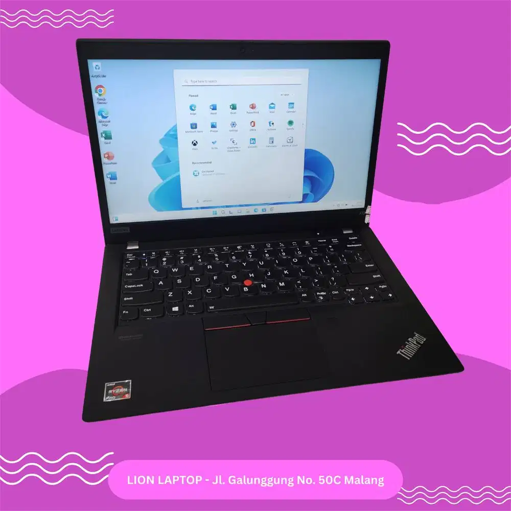 RAM 32GB AMD Ryzen 5 PRO-4650U Lenovo Thinkpad X13 SSD 256GB [07|10]