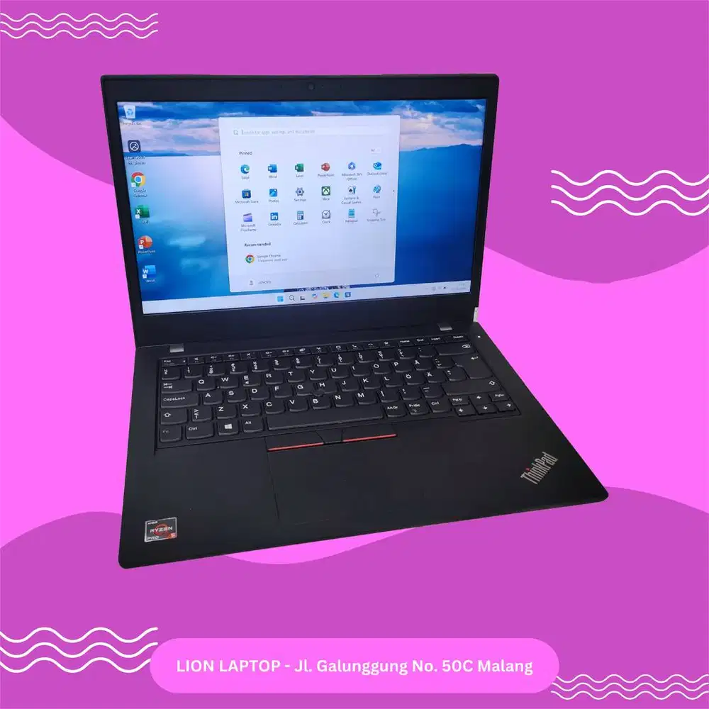 Gaming/Editing AMD Ryzen 5 PRO 8/256 MULUS Lenovo Thinkpad L14 Gen 1 [