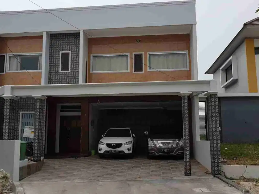 rumah luas siap huni di summer bliss taman simpruk lippo cikarang cibatu cikarang selatan