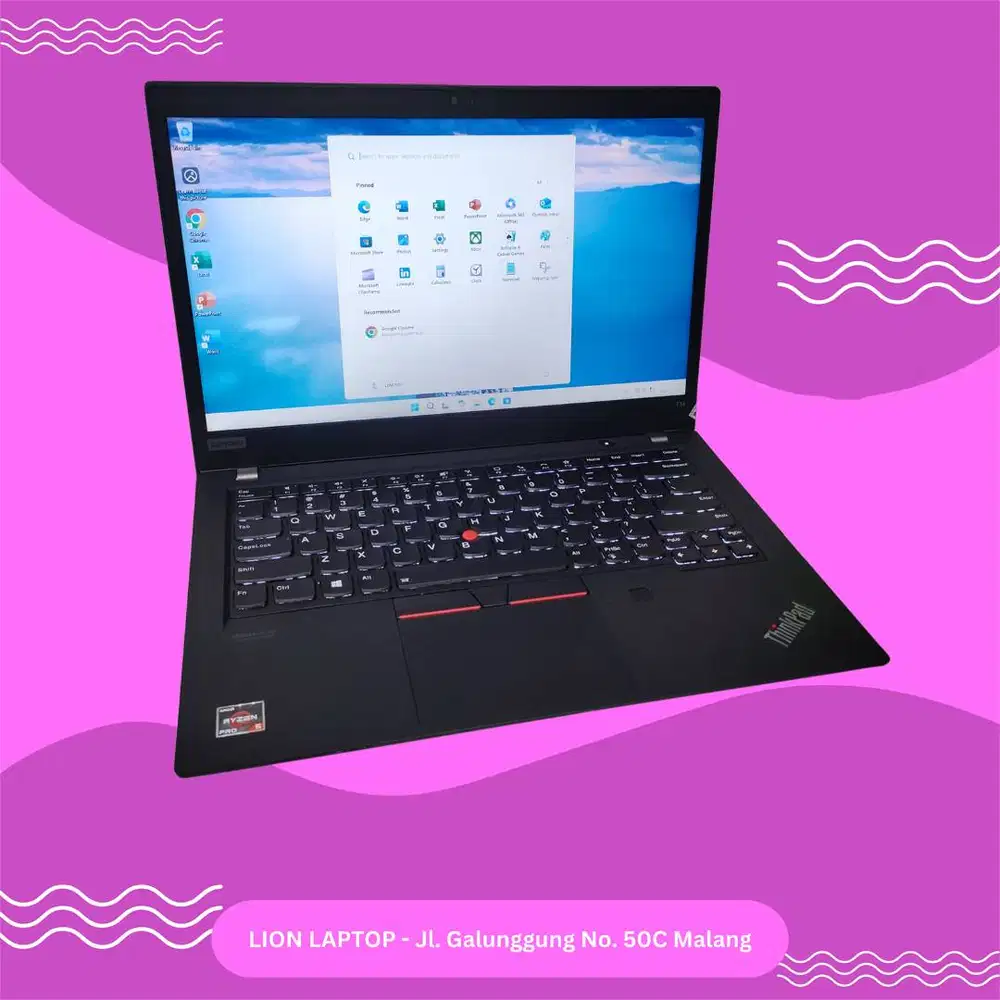 RAM 16GB AMD Ryzen 5 PRO SSD 256GB Lenovo Thinkpad T14 [07|10]