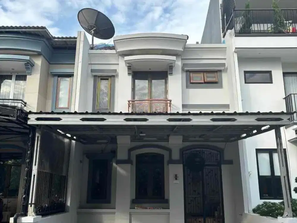 disewakan rumah cluster komplek Sunter mediterania 3 kamar tidur