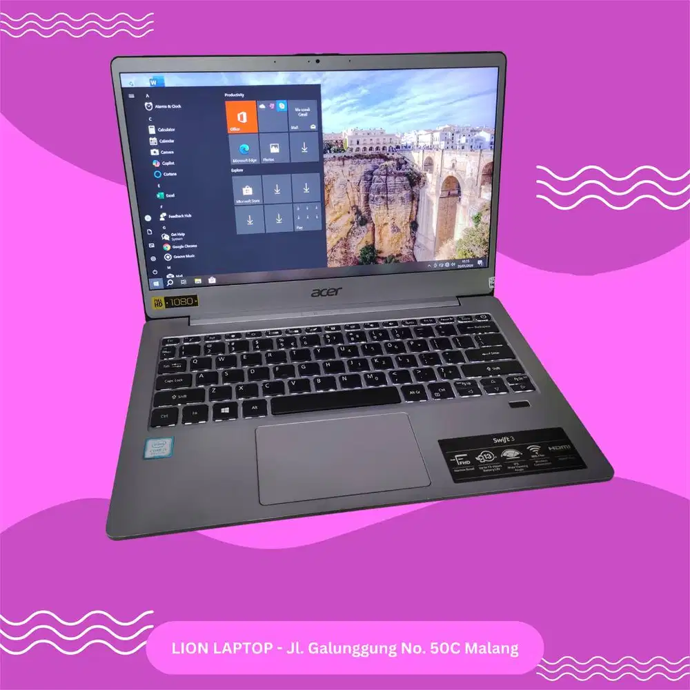 Super Slim Core i5 Gen 8 8/25 Acer Swift 3 SF313-51 [07|10]