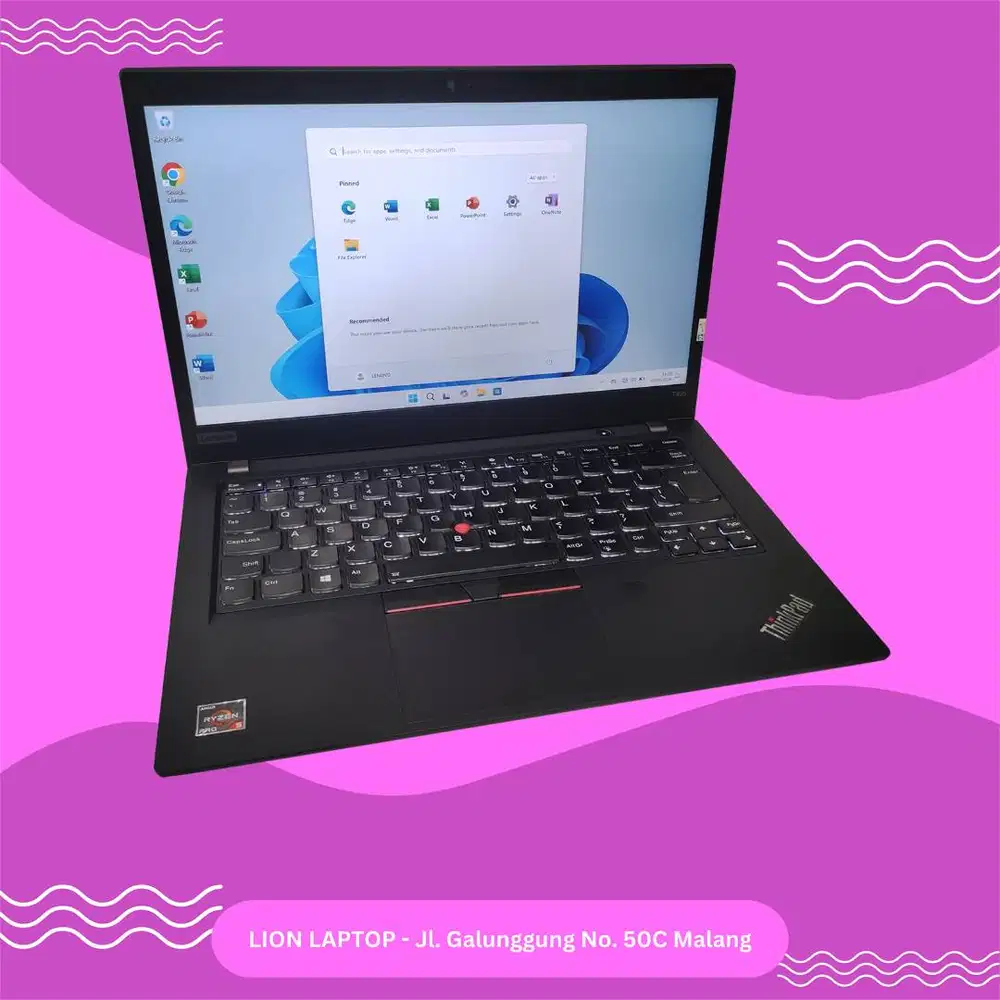 RAM 16GB AMD Ryzen 5 PRO VGA 2GB Lenovo Thinkpad T495 [07|10]