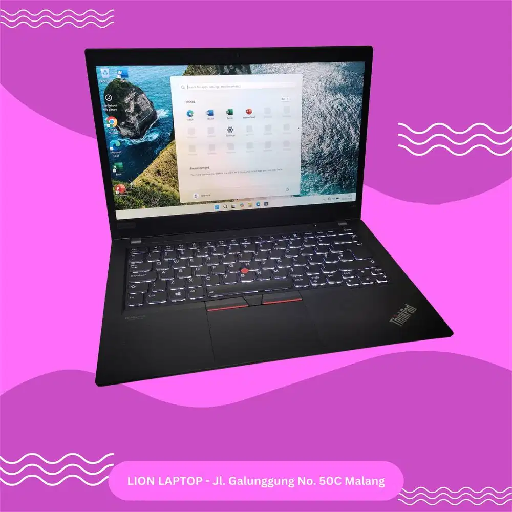 RAM 16GB i5 Gen 11 SSD 256GB Lenovo Thinkpad T14 gen 2i [07|10]