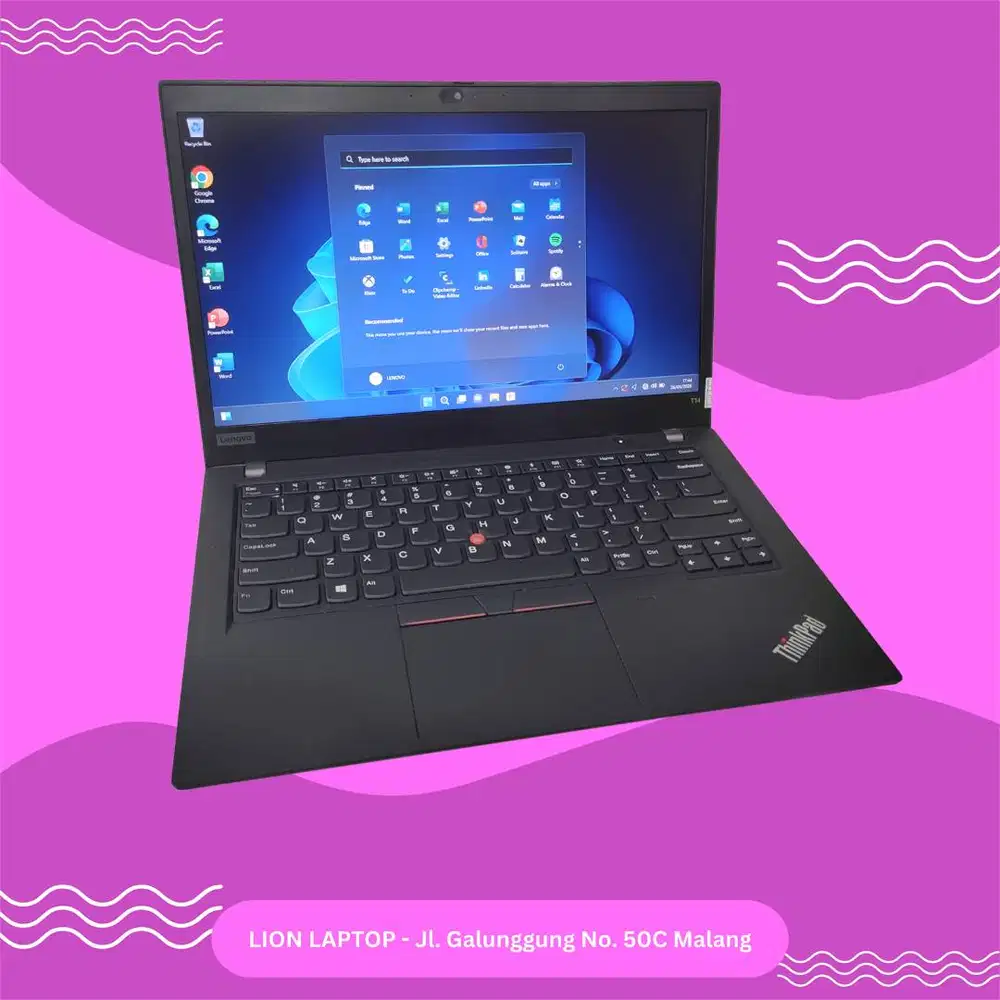 RAM 16GB Core i5 Gen 10 SSD 256GB Lenovo Thinkpad T14 gen 1 [07|10]