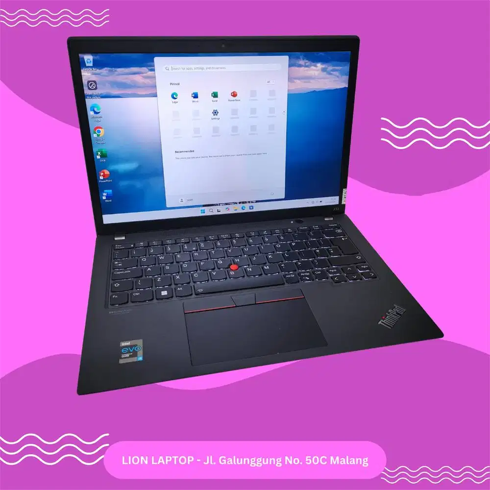 RAM 16GB Core i5 Gen 11 Slim Mulus Lenovo Thinkpad X13 Gen 2 [07|10]