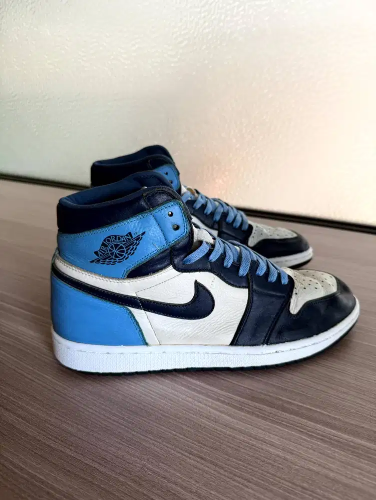 Sepatu Air Jordan 1 Retro High OG Obsidian - Size 29 Cm
