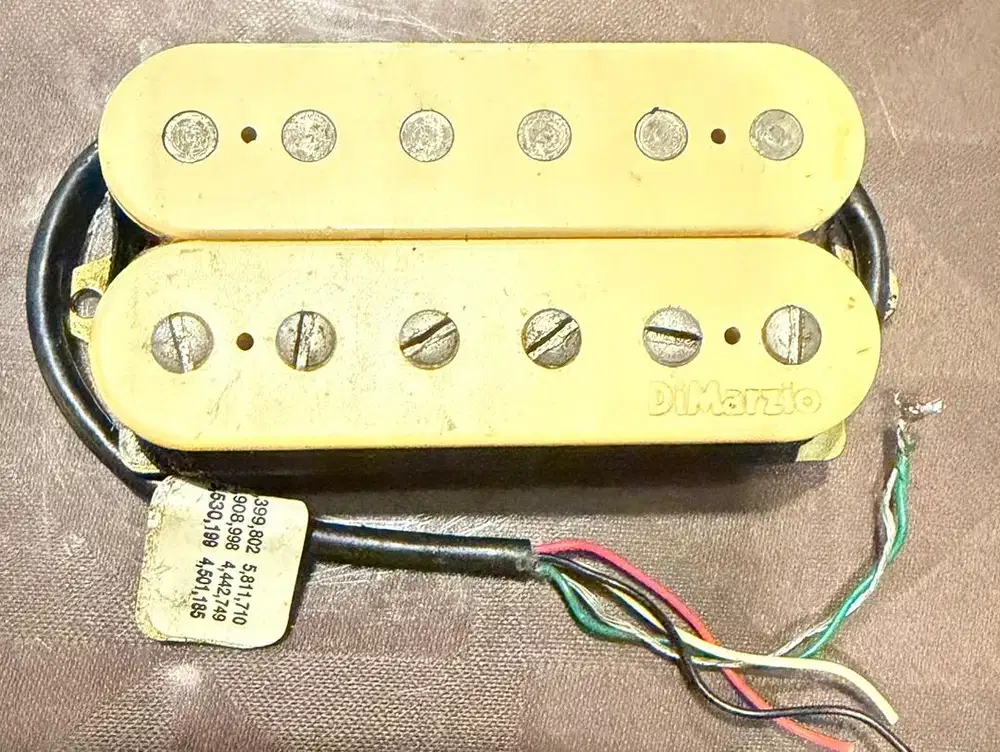 DiMarzio Pickup DP155F The Tone Zone F-Spaced Cream – Made in USA