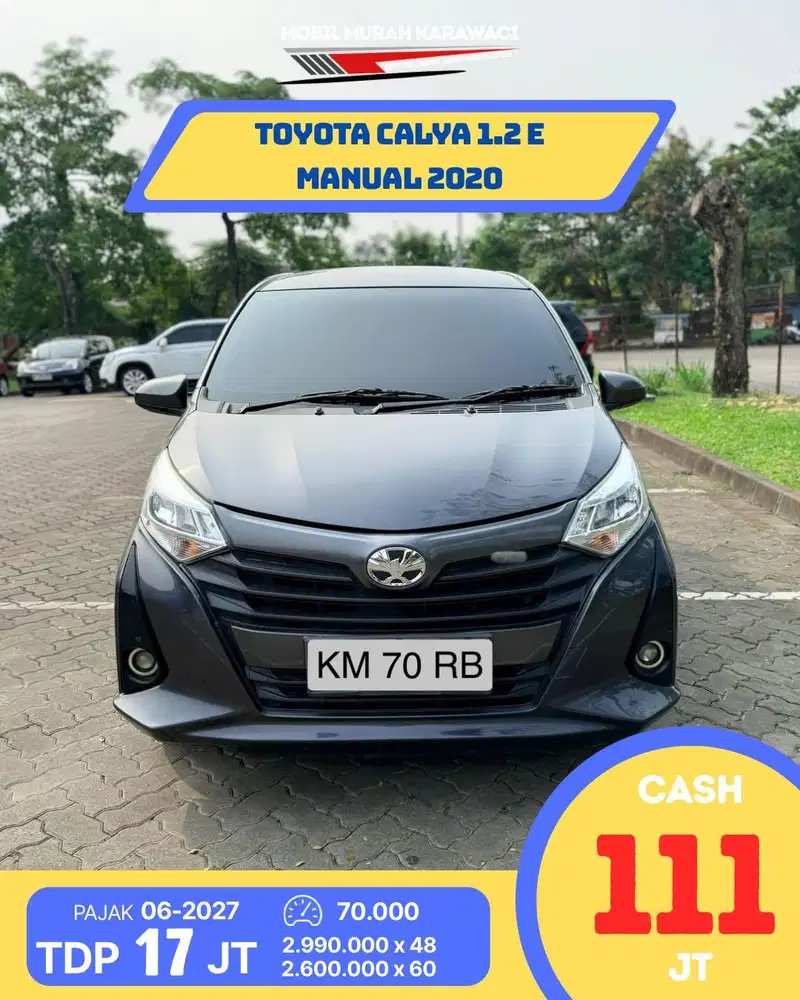 Calya E 2020 MT Manual Abu Abu terawat siap pakai