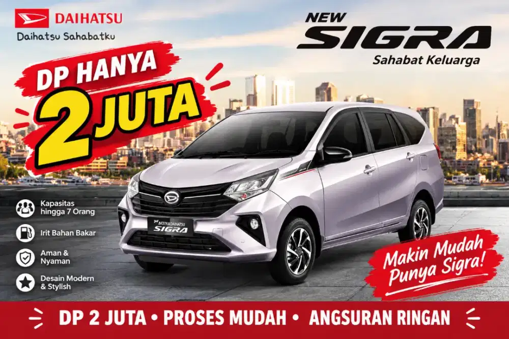 Daihatsu Sigra DP 2 juta