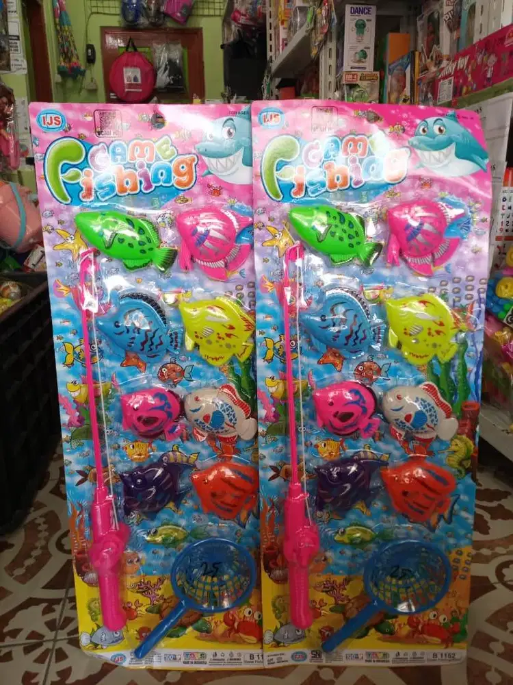 mainan anak pancing ikan magnet