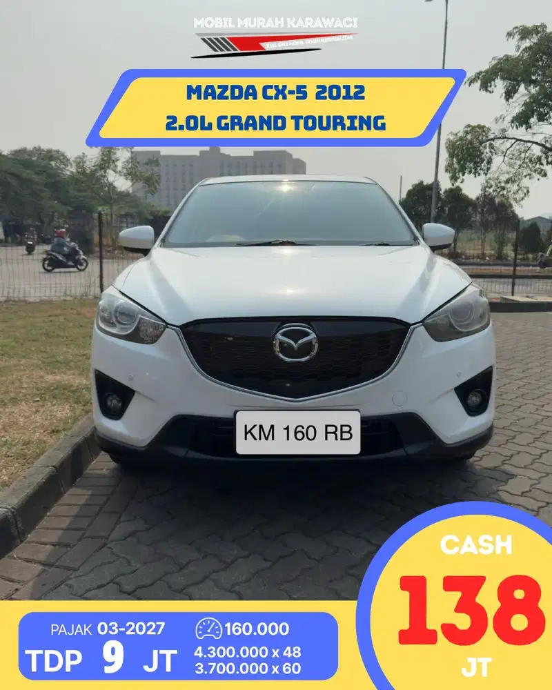 CX5 2012 GT Mazda Varian 2000 CC Putih siap Pakai
