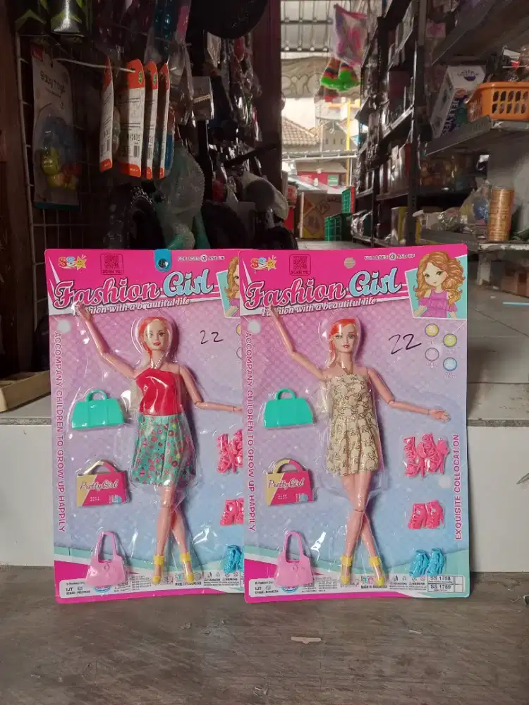 Mainan Anak Barbie tekuk
