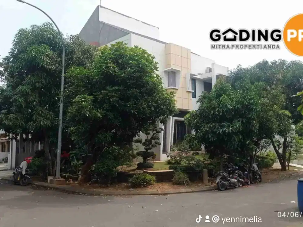 RUMAH 2 LANTAI SHM DELTAMAS LIPPO CIKARANG POSISI HOEK RAPI SIAP HUNI
