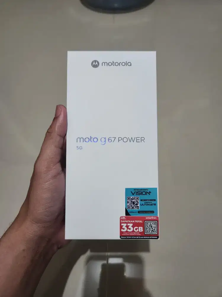 Motorola G67 Power 5G 8/256GB kondisi baru BNIB