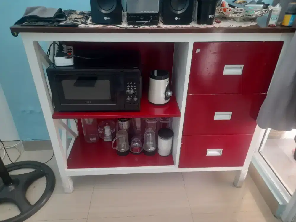 RAK MULTIFUNGSI KAYU JATI