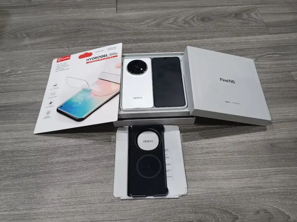 Oppo Find N5 Like New 16/512 Putih White Ex garansi resmi + bonus