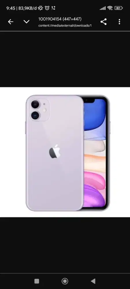 Iphone 11 128 Gb inter