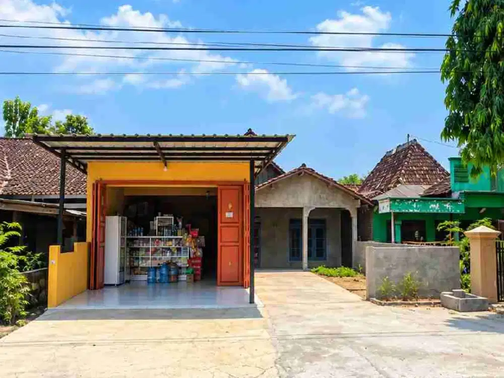 rumah dan toko pinggir jalan luas 320m² cocok bisnis di mojogedang karanganyar