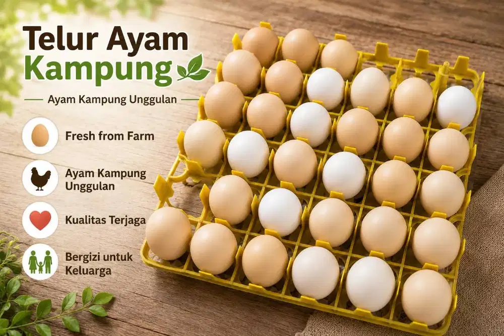 Jual Telur Ayam Kampung Asli