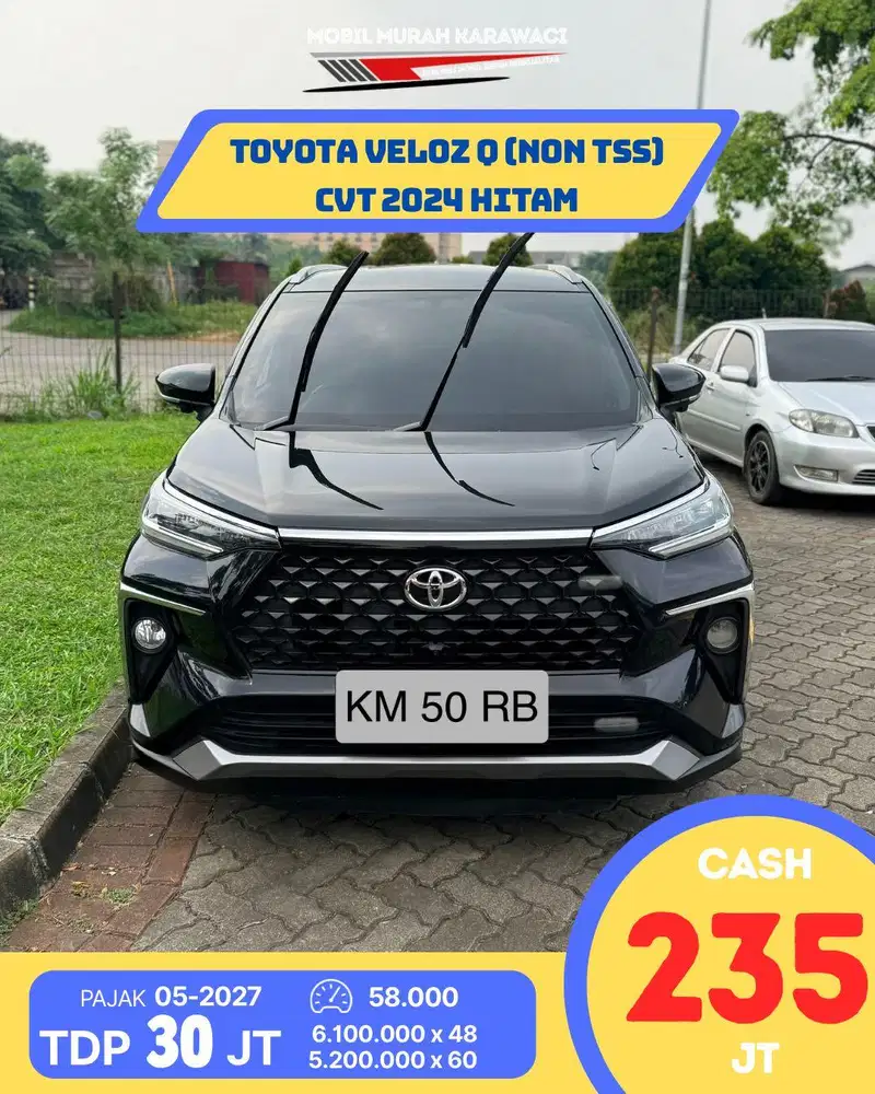 Veloz Q 2024 Hitam Non TSS tanpa drama rem mendadak bahaya
