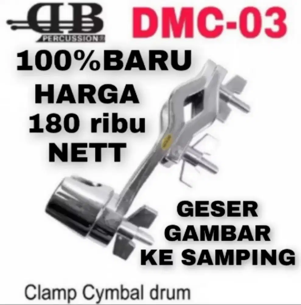 100%br TERMURAH CLAMP DRUM PUTAR