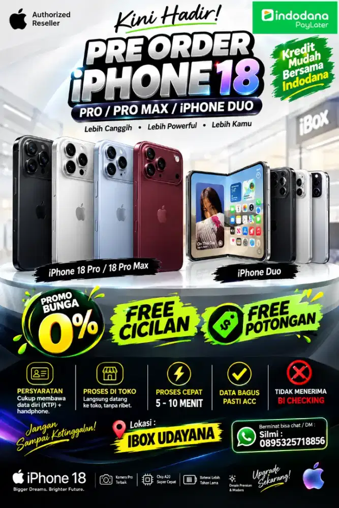 Iphone 18 pro / 18 pro max / iphone duo