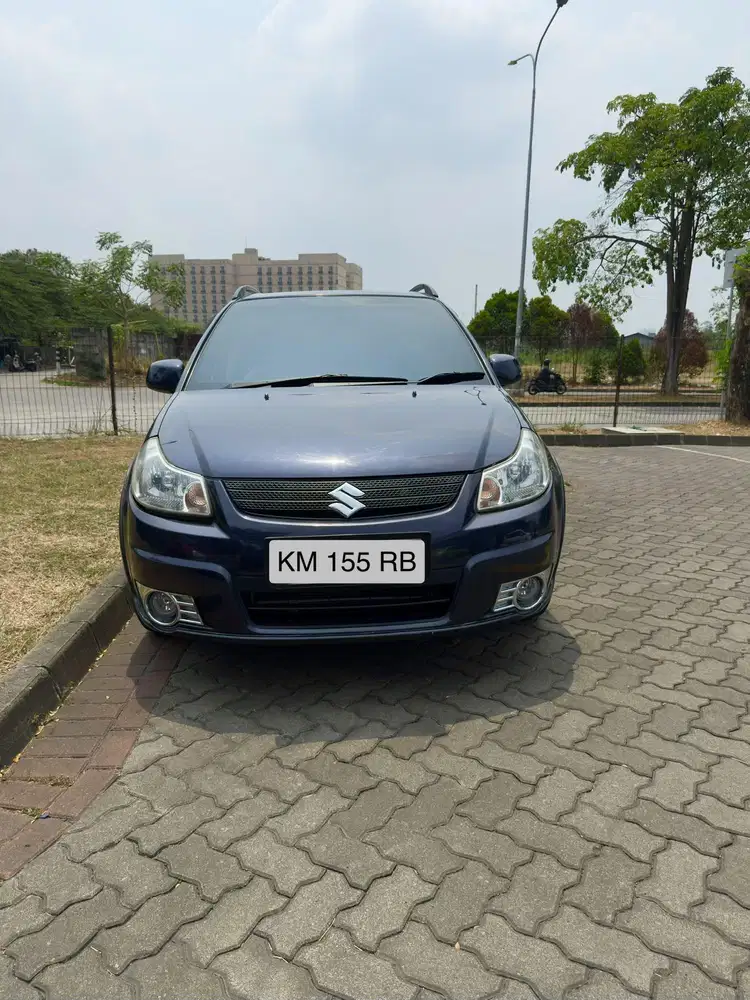 SX4 Xover 2008 MT Manual Biru Langka