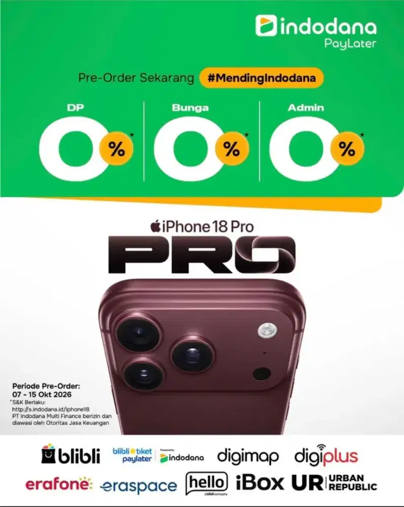 PREEORDER IPHONE 18 SERIES