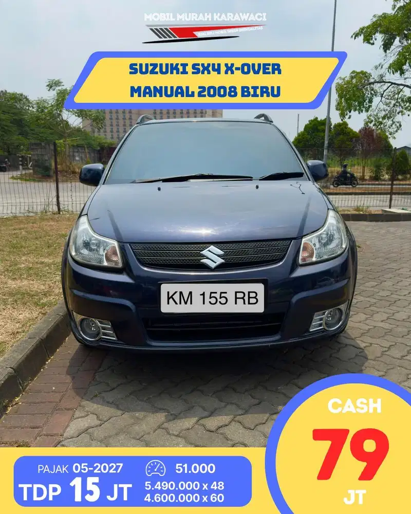 SX4 Xover 2008 Biru MT Manual Langka warnanya daleman Upgrade