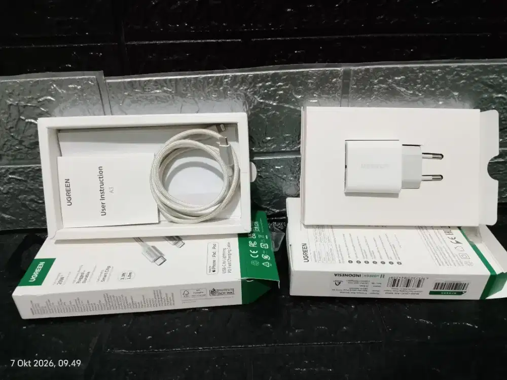 Paket Charger I-Phone U-Green
