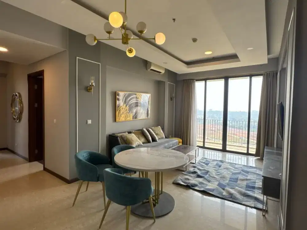 Disewa Apartemen 2Br Corner Marigold BSD City View Botanic Park