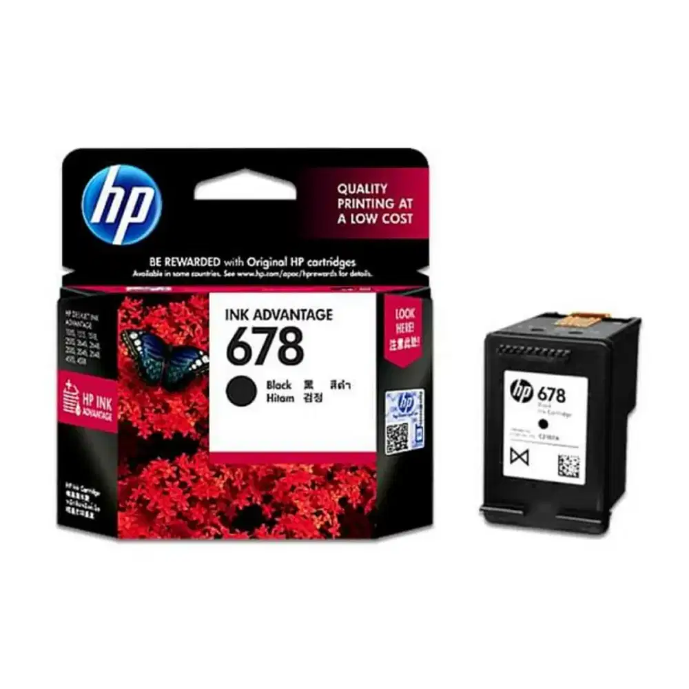 Jual Tinta HP 678 color+black