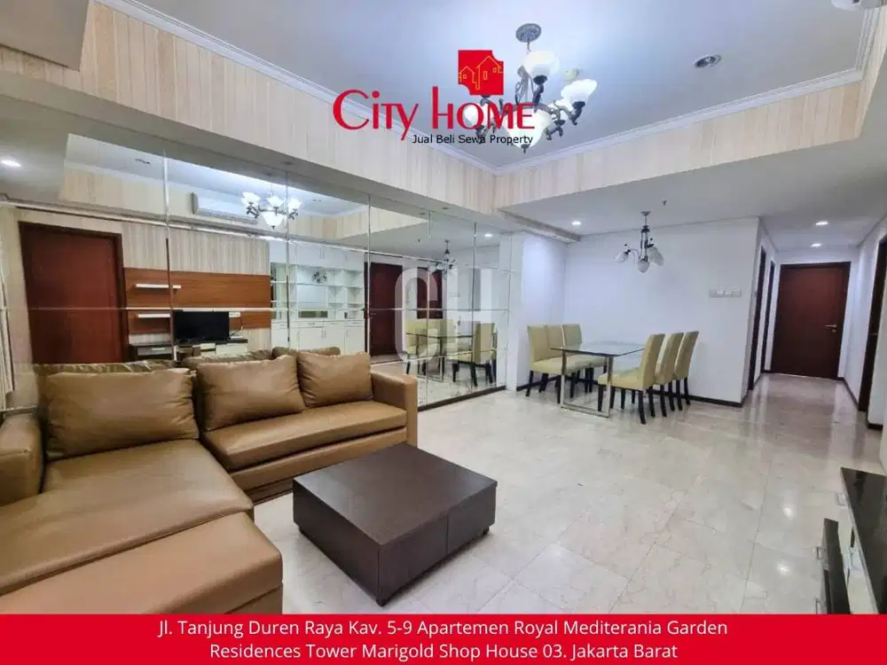 Jual apartemen dengan 3 kamar