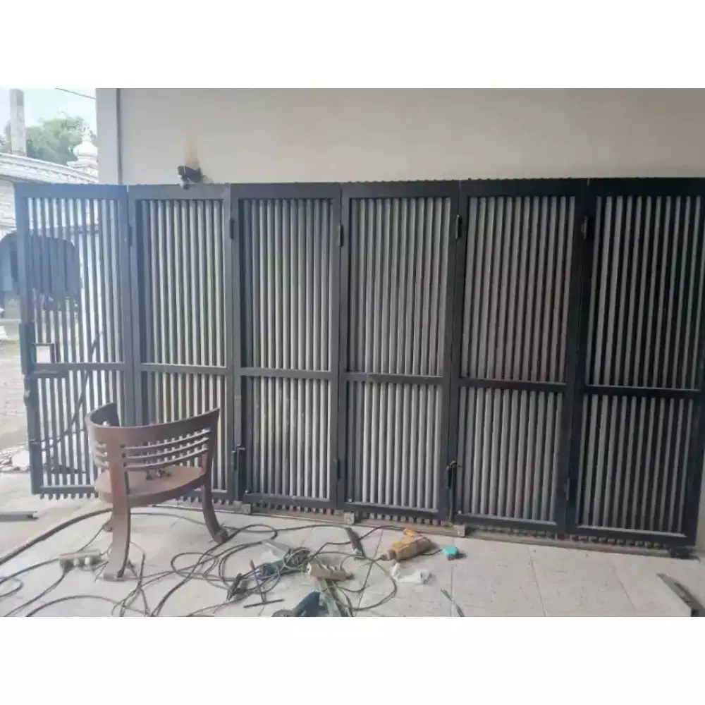 pagar rumah minimalis lipat tikung modern