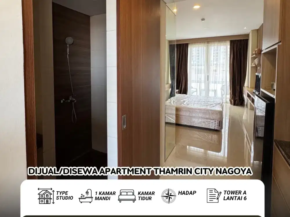 Dijual/Sewa Cepat Apartment Cantik Nagoya Thamrin City