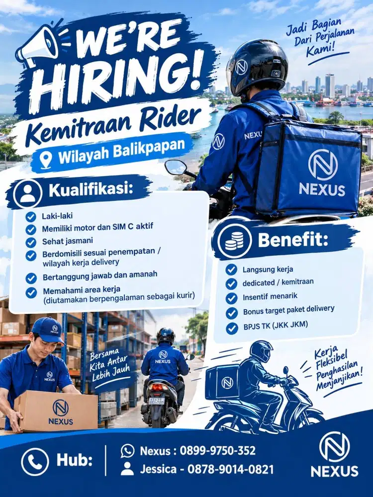 LOKER MITRA RIDER SPX PAYUNG SEKAKI