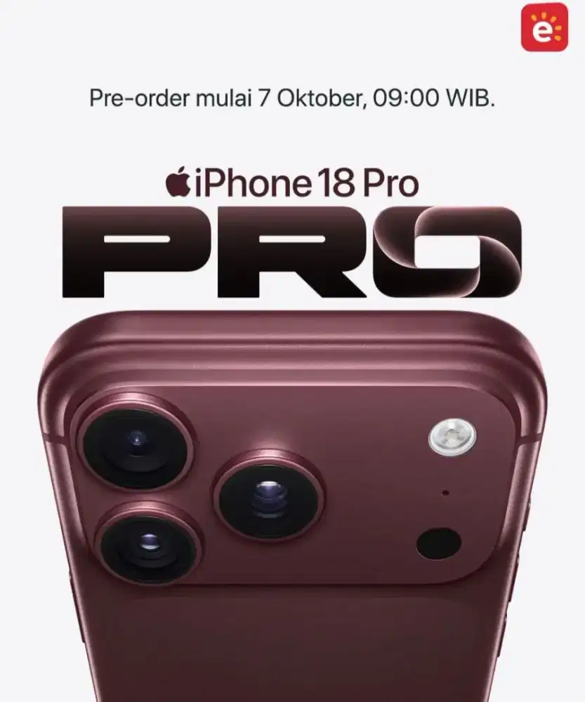Yuk ikut pre order iPhone 18 series ny dan bisa dpt banyak potongan