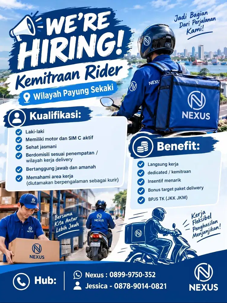 LOKER MITRA RIDER SPX PAYUNG SEKAKI HUB