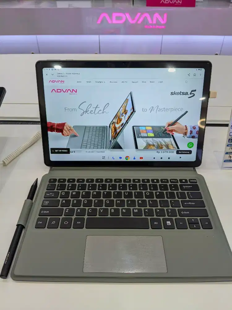 Advan TAB sketsa 5 promo bundling keyboard dan PEN
