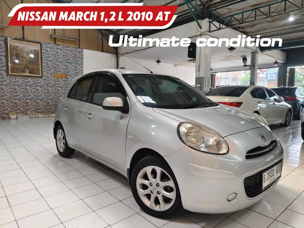 Nissan MARCH 1,2 L Bensin AT 2010/ 2011 Silver original