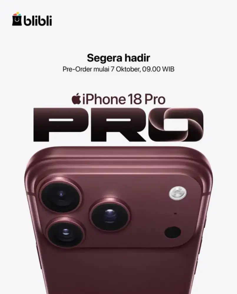 PROMO IPHONE 18 SERIES TERBARU CICILAN BY HOMECREDIT