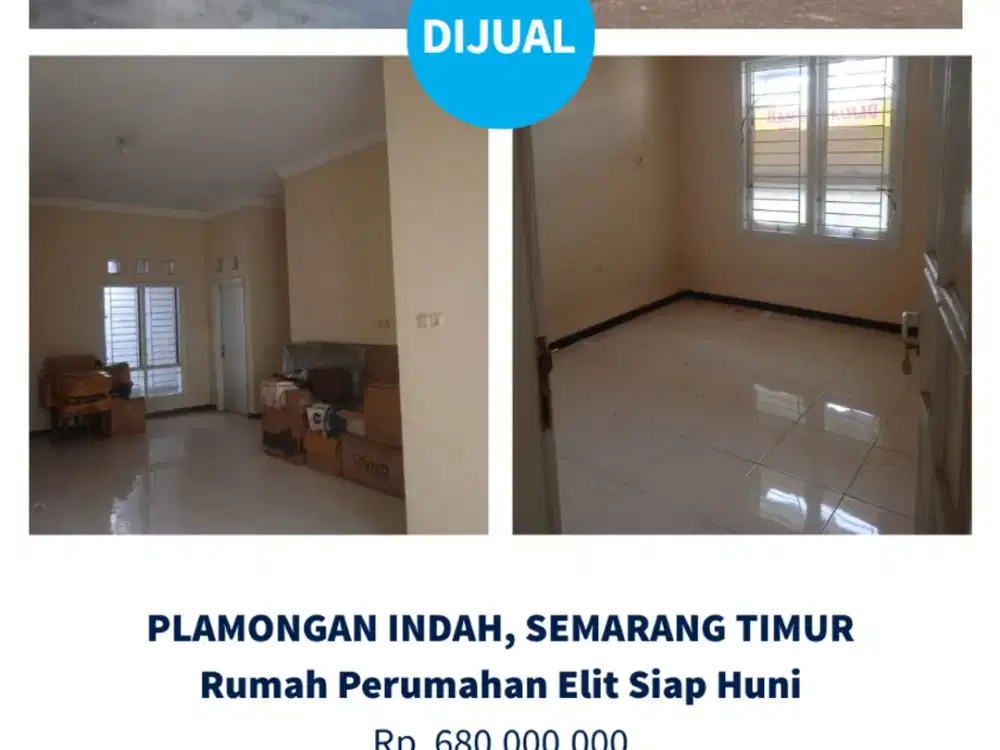 Dijual Rumah Siap Huni Plamongan Indah