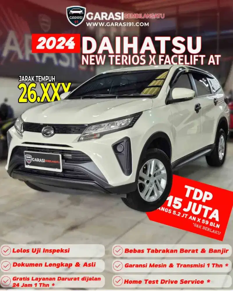 [KM 26 rb] New TERIOS X FACELIFT AT 2024