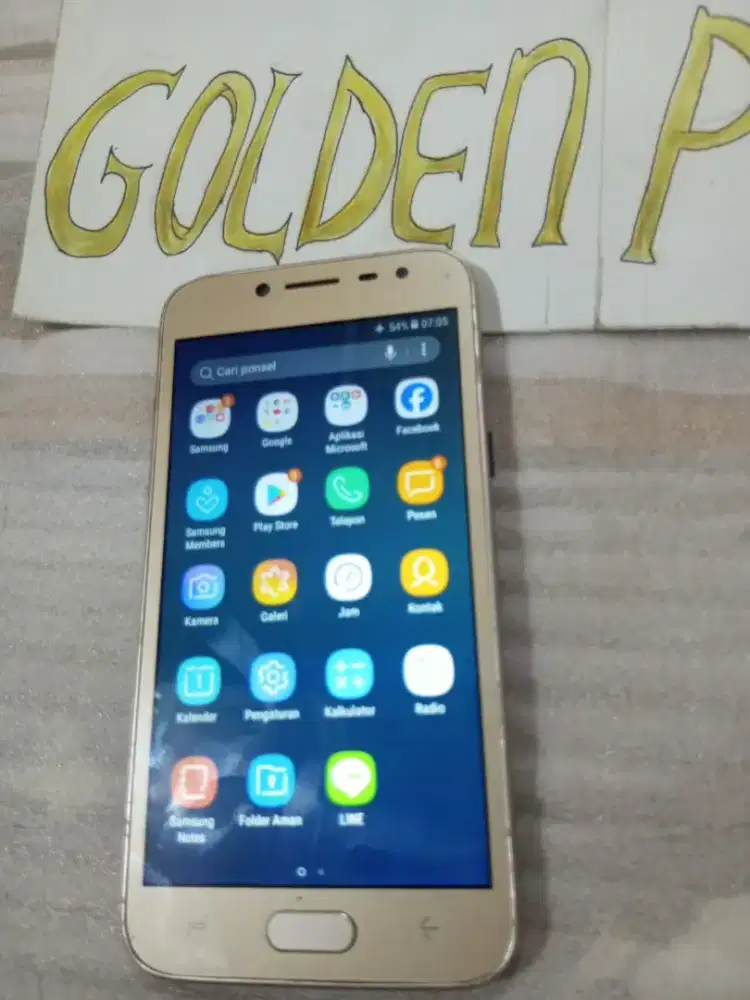 J2 pro-Gold.4G.Ram 1,5/16GB.ORI #GOLDEN PONSEL
