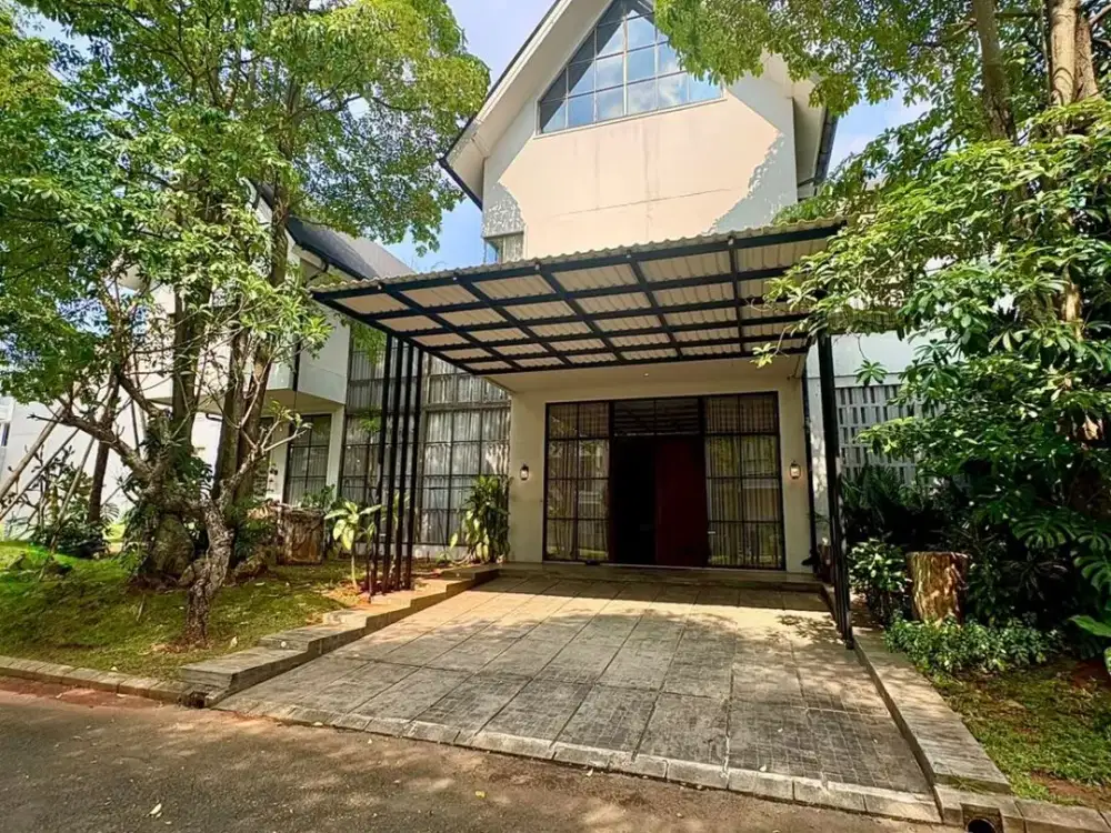 Rumah Hoek Bangunan Mandiri Cakep Cluster Aristoteles Gading Serpong