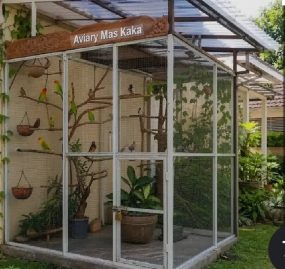 Jasa aviary mini taman