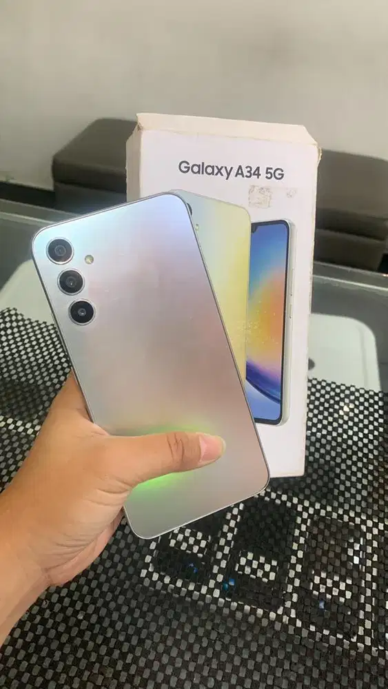 SAMSUNG A34 5G 8/128GB FULLSET TERIMA TT KREDIT SERVIS
