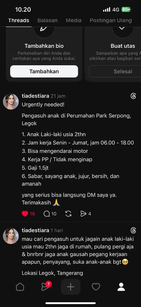 Dibutuhkan Pengasuh Anak Usia 2 Thn